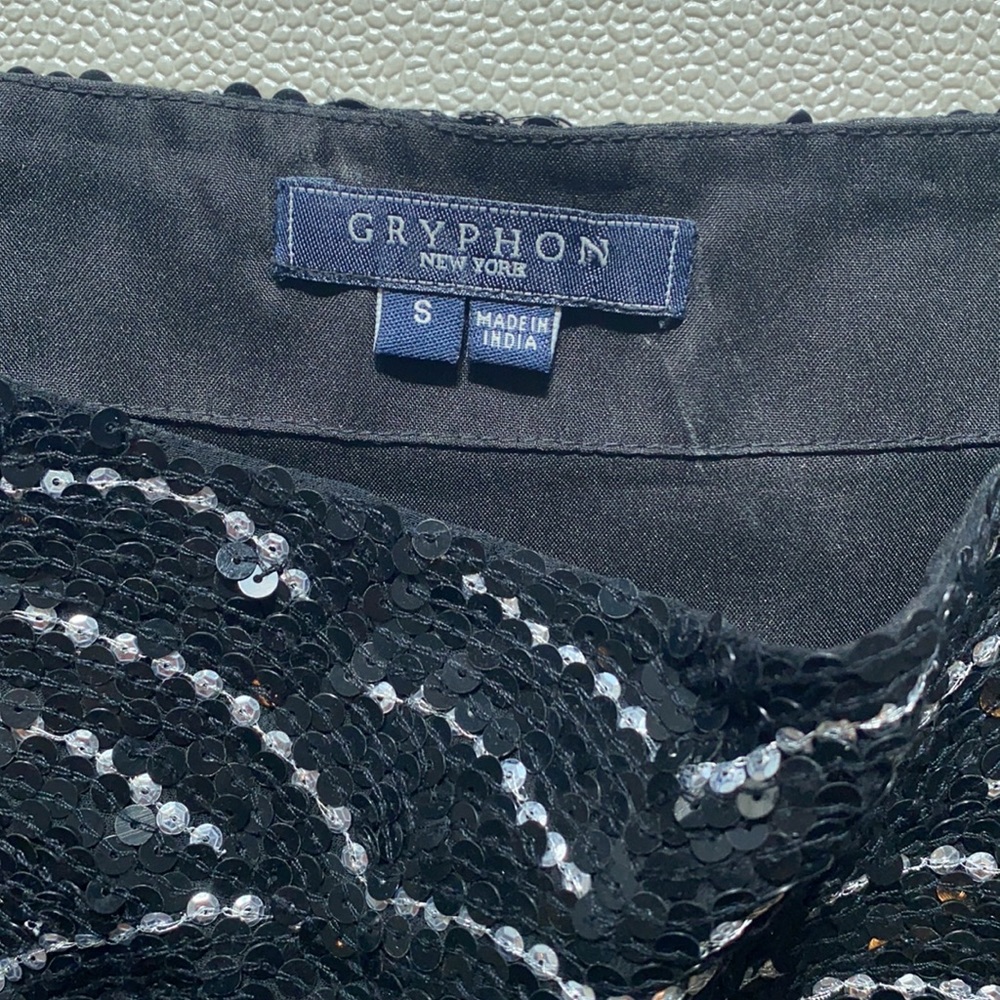 Gryphon sequin mini skirt - Picture 2 of 3
